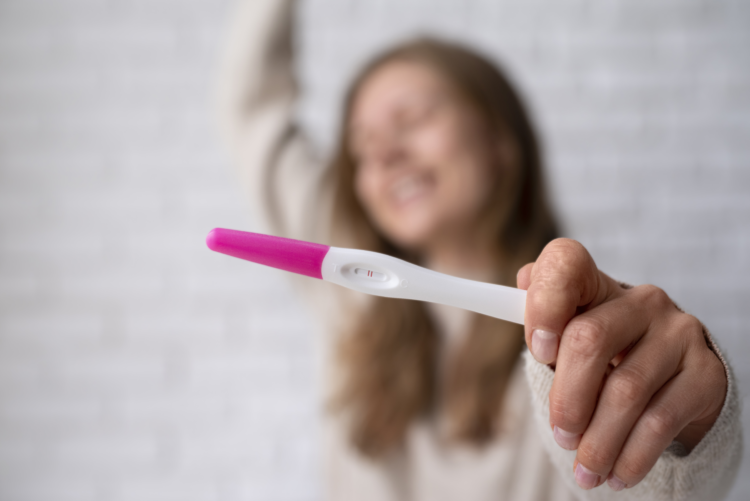 Positive pregnancy test